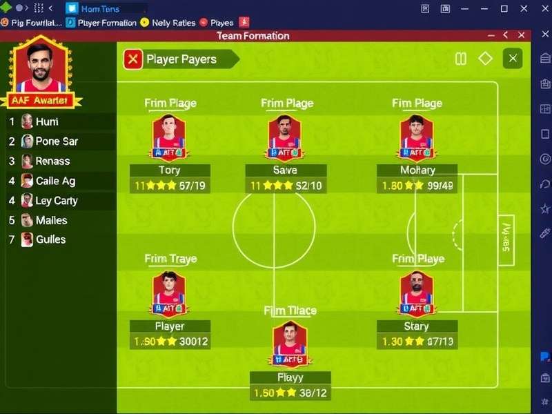 Varanasi Football Chief gameplay screenshot showing team management interface
